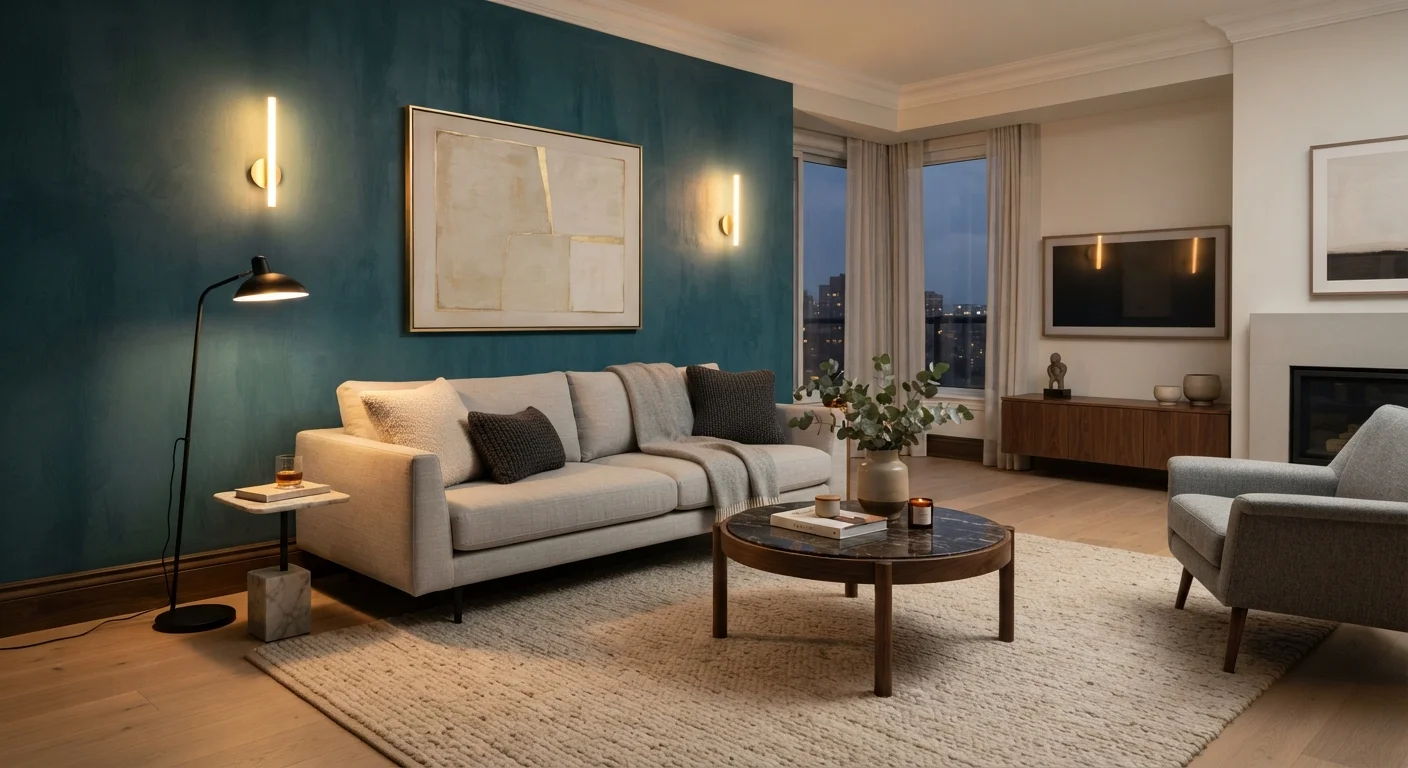 Accent Walls That Actually Work: Principles Behind Colour and Texture Choices