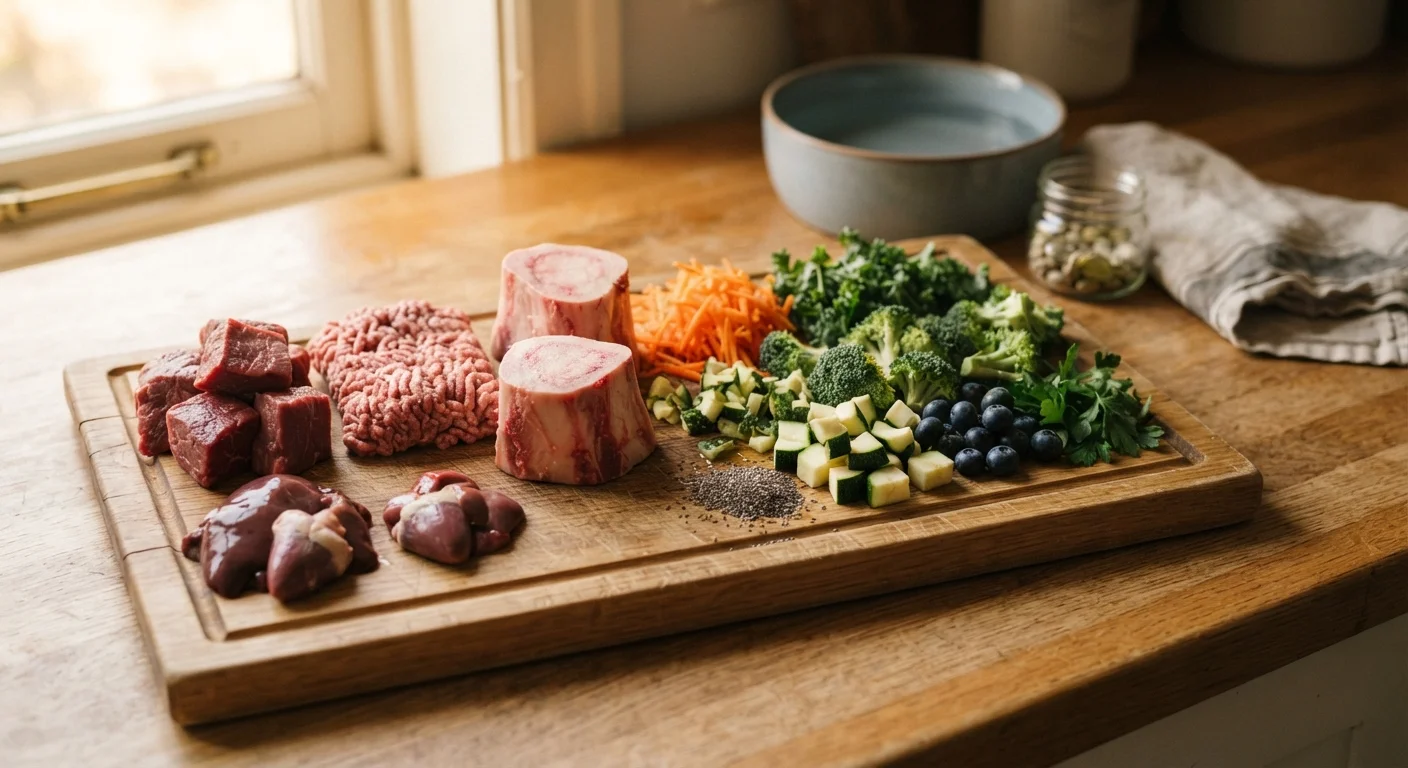 What Goes Into a Balanced Raw Diet for Dogs: An Evidence-Based Overview