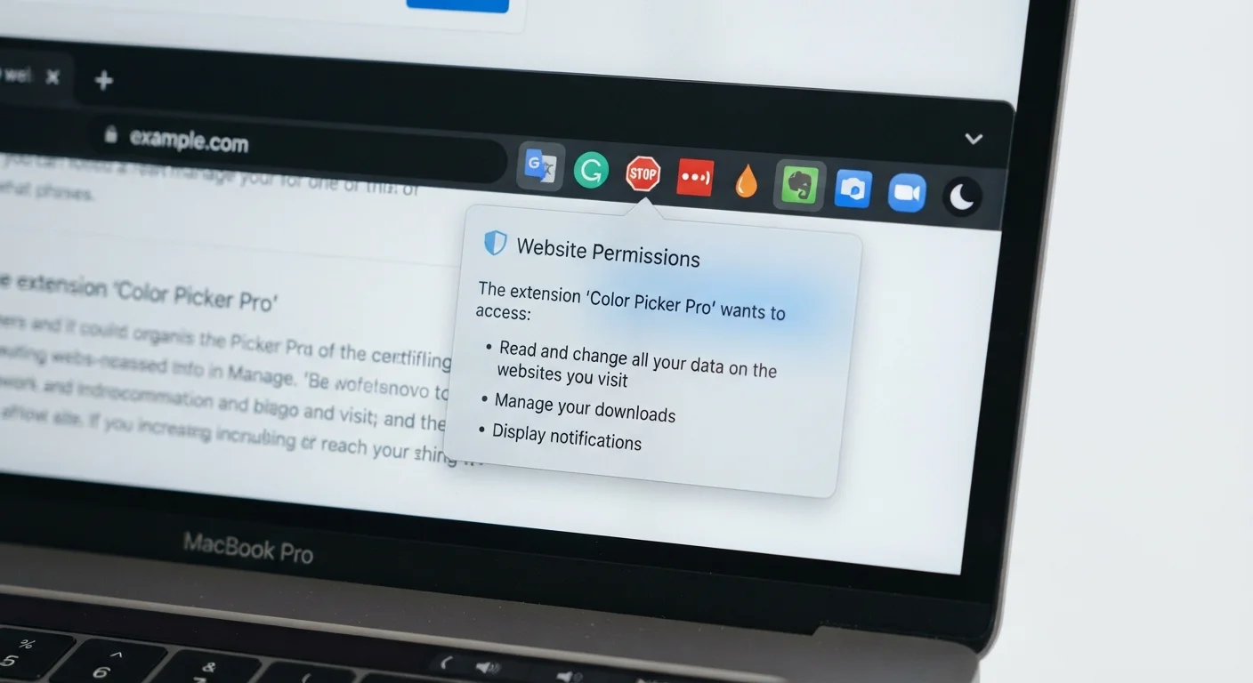 Browser Extensions and the Quiet Access They Often Request