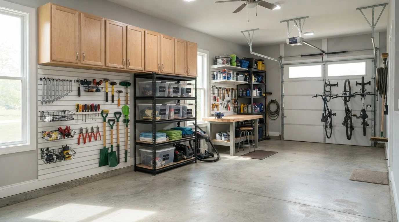 Garage Storage Systems: Comparing Shelving, Cabinets, and Wall Panels