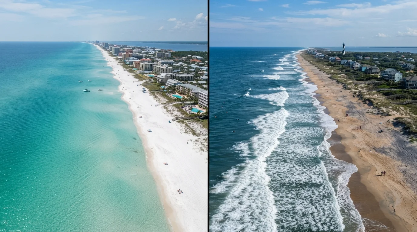 The Gulf Coast vs. the Atlantic Coast: Choosing Your Ideal Beach Destination