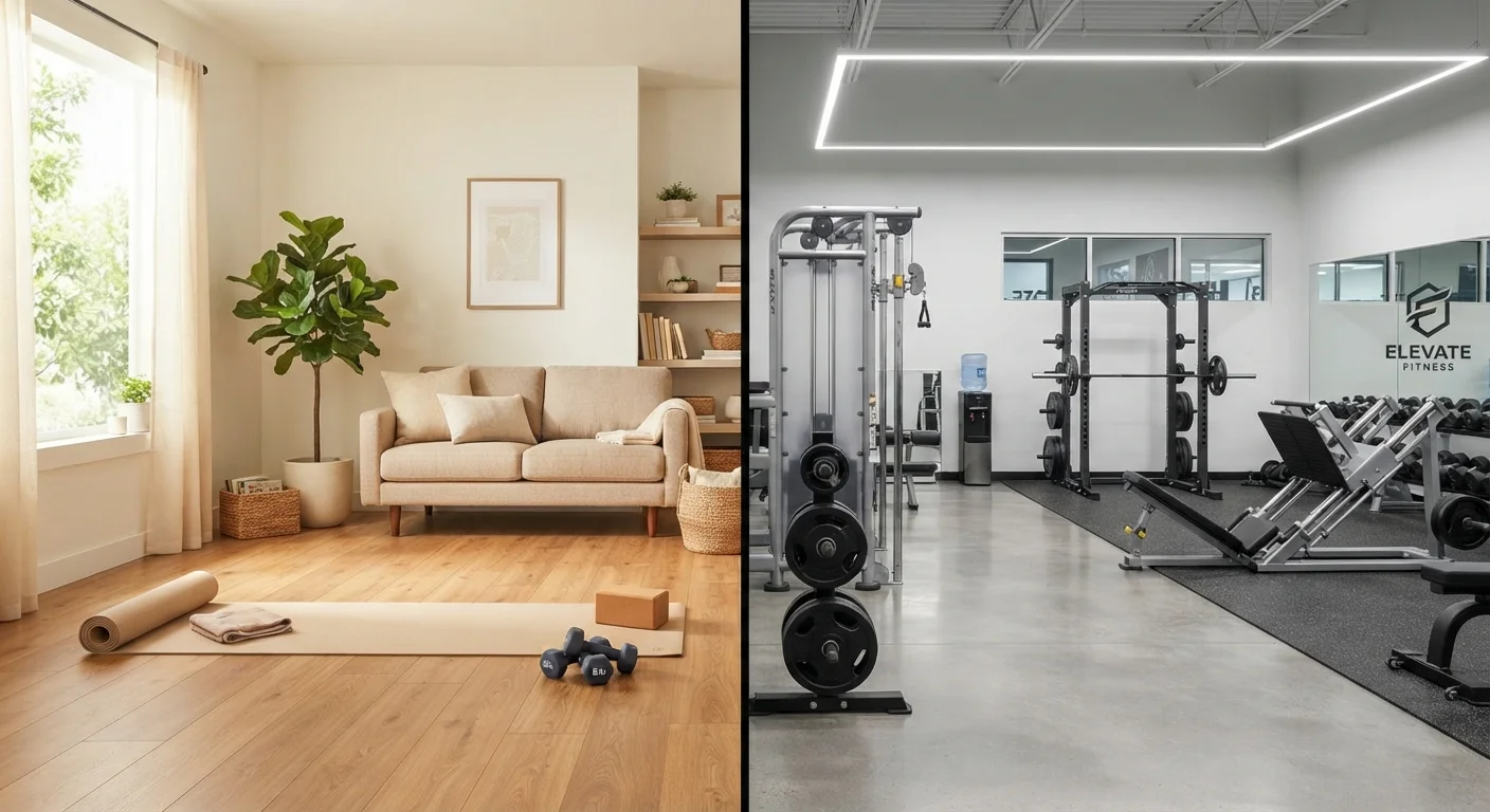 Exercising at Home vs. Going to a Gym: Honest Trade-offs to Consider