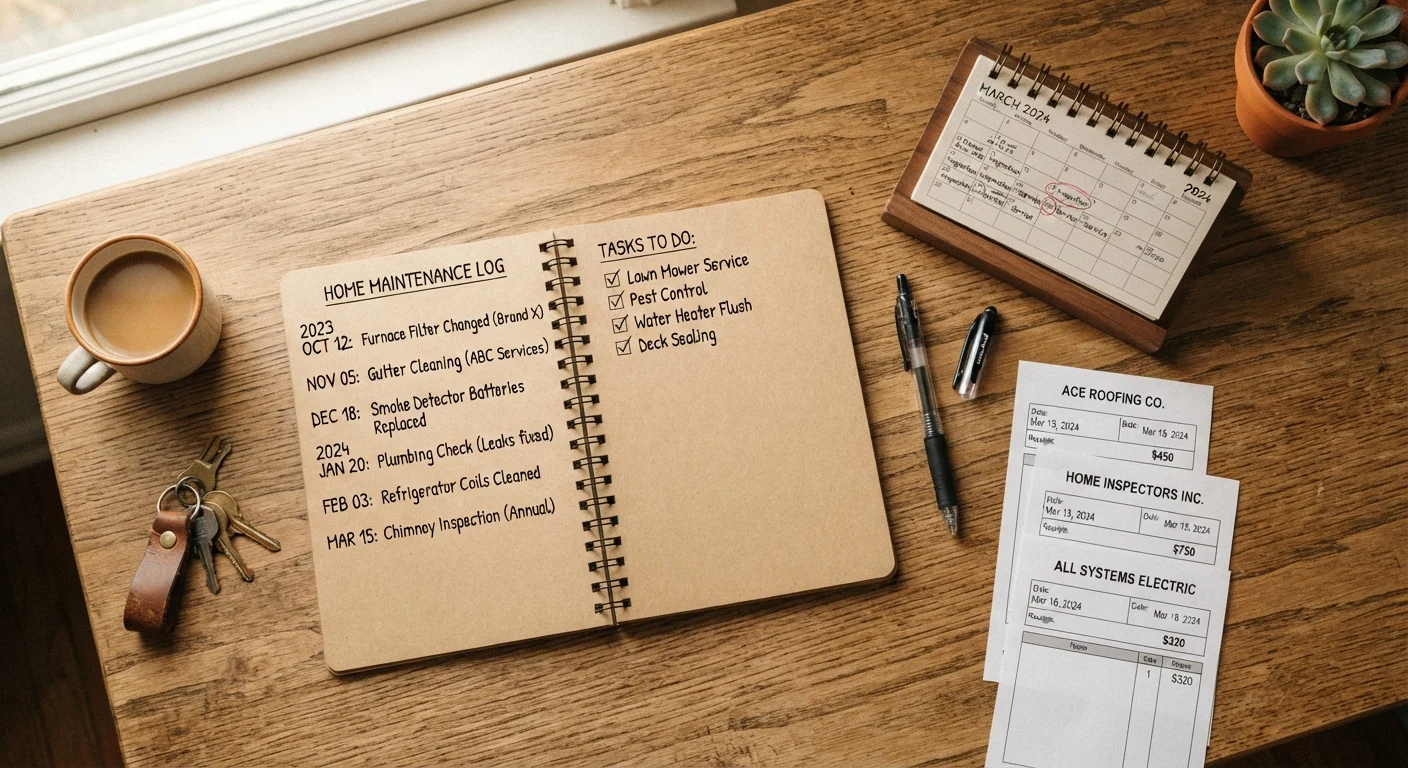 Keeping a Maintenance Log for Your Home: Why and How