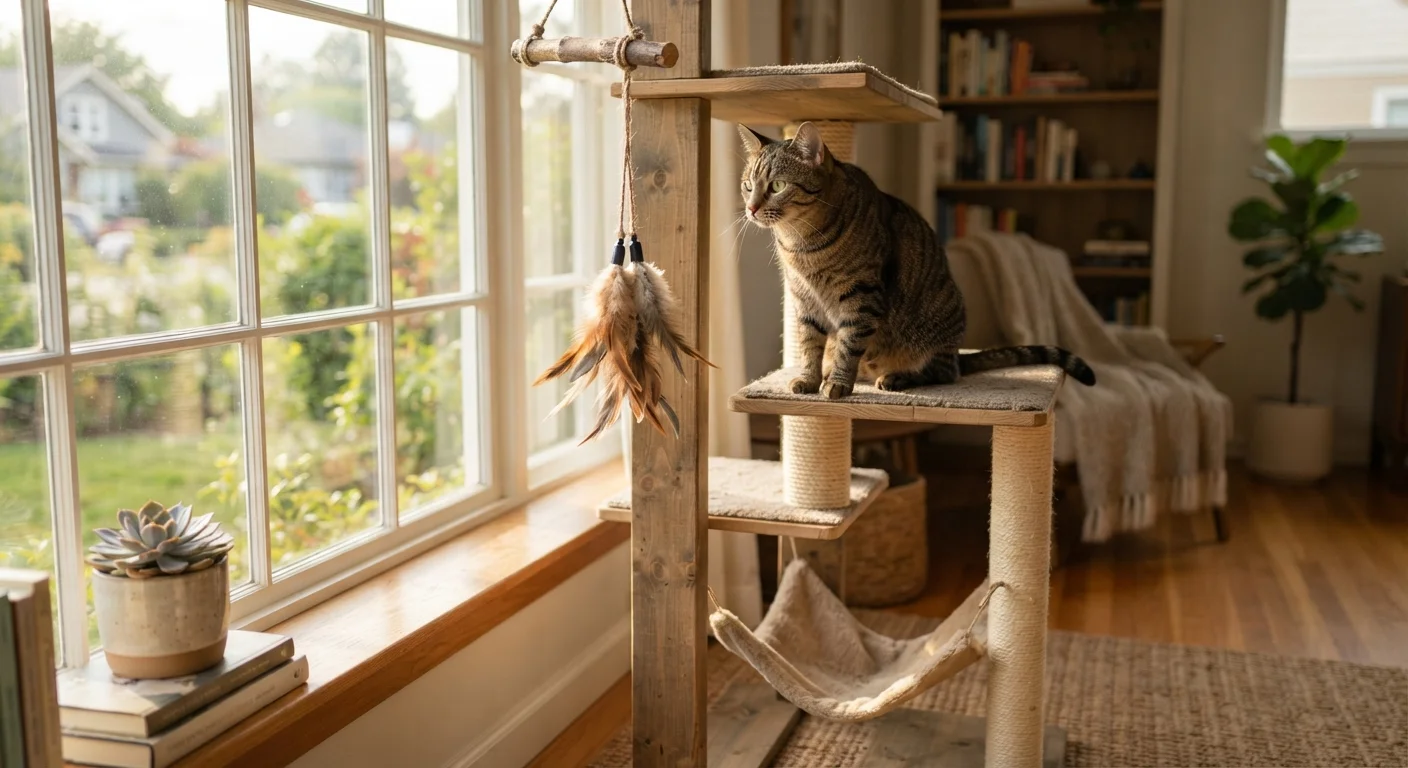 Environmental Enrichment for Indoor Cats: Keeping a Confined Cat Mentally Active