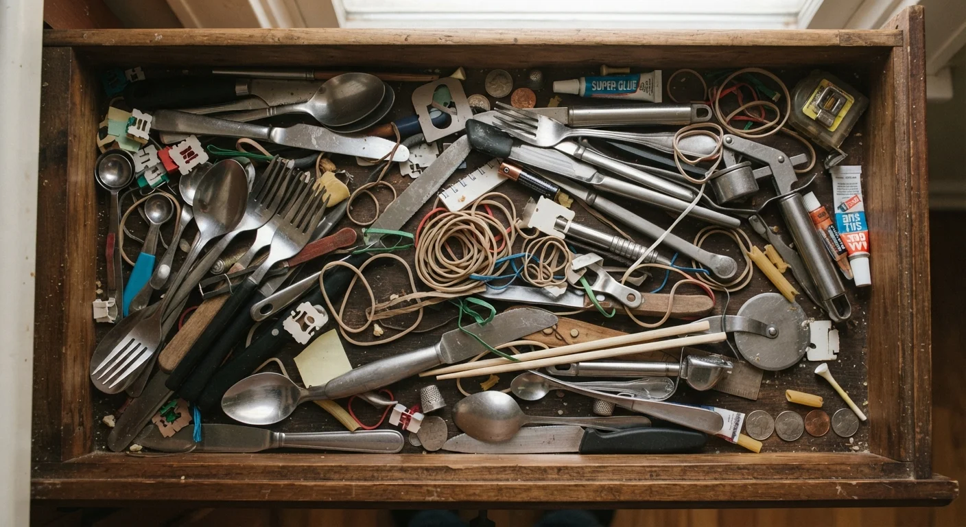 Kitchen Drawer Chaos: Where Organization Habits Actually Break Down