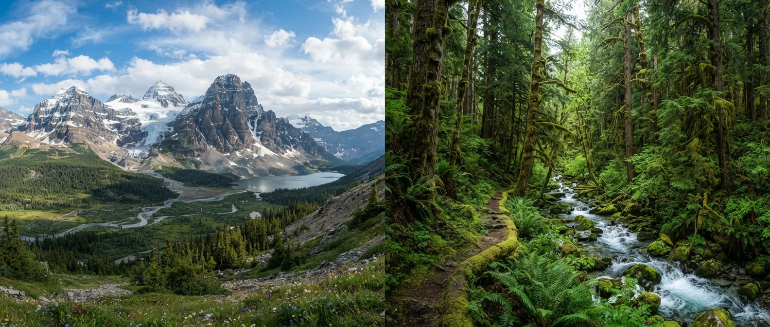 Mountain West vs. Pacific Northwest: Two Distinct Versions of 'Wild America'