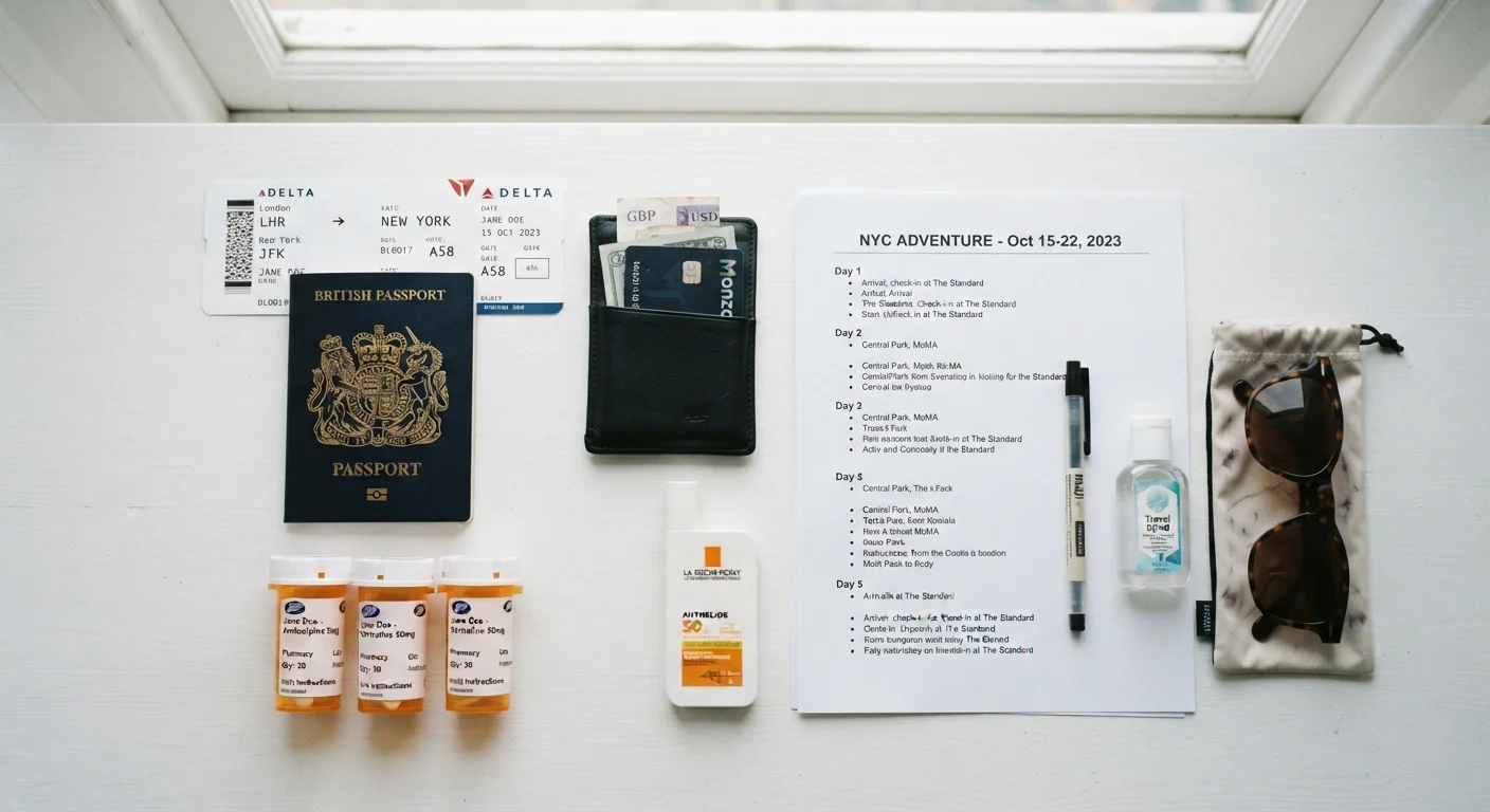 Pre-Departure Cruise Checklist: Documents, Health, and Logistics