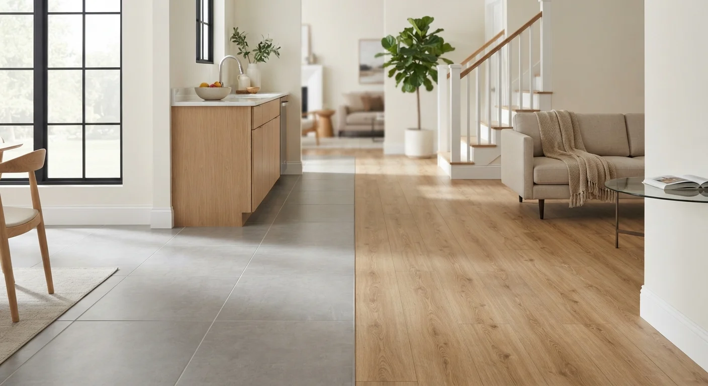 Tile Flooring vs. Vinyl Plank: A Practical Comparison for High-Traffic Areas