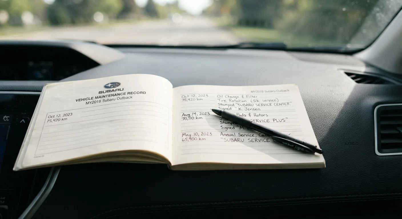 Keeping an Accurate Vehicle Maintenance Log